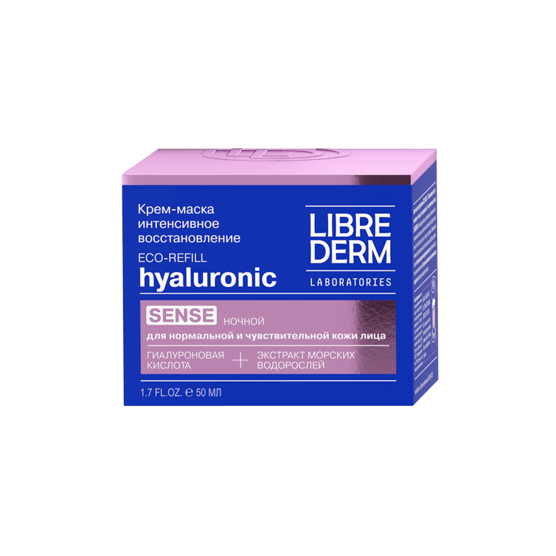 фото упаковки Librederm Hyaluronic Eco-Refill Крем-маска интенсивное восстановление