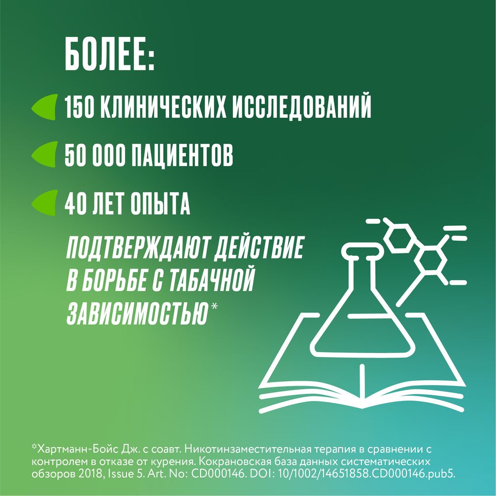 Никоретте, 1 мг/доза, 150 доз, спрей для местного применения дозированный, фруктово-мятный, 13.2 мл, 2 шт.