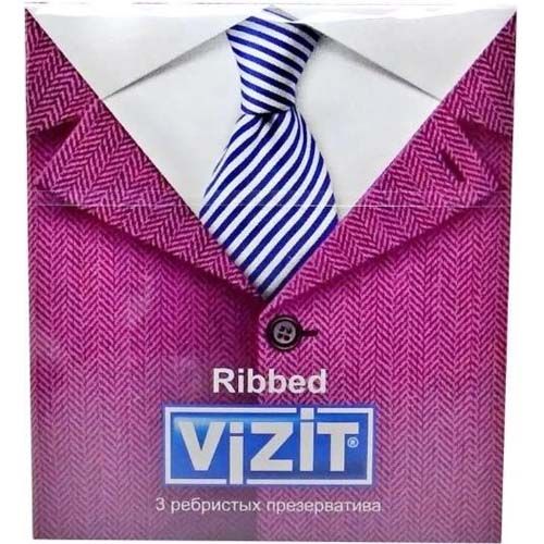 фото упаковки Презервативы Vizit Ribbed