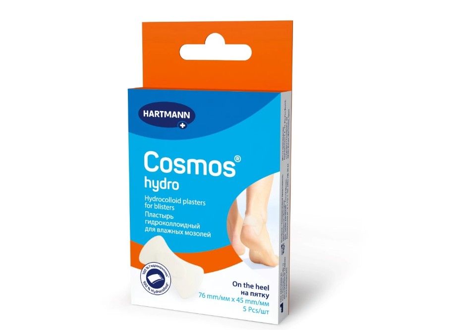фото упаковки Cosmos Hydro-Active Пластырь на мозоль на пятку ХL