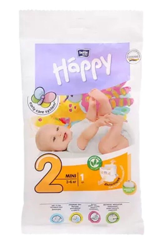 фото упаковки Bella Baby Happy Mini Подгузники детские