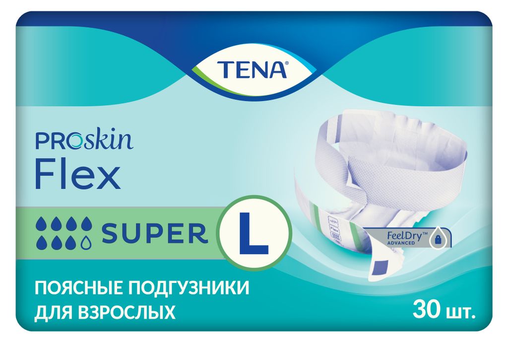 фото упаковки Подгузники для взрослых Tena Flex Super