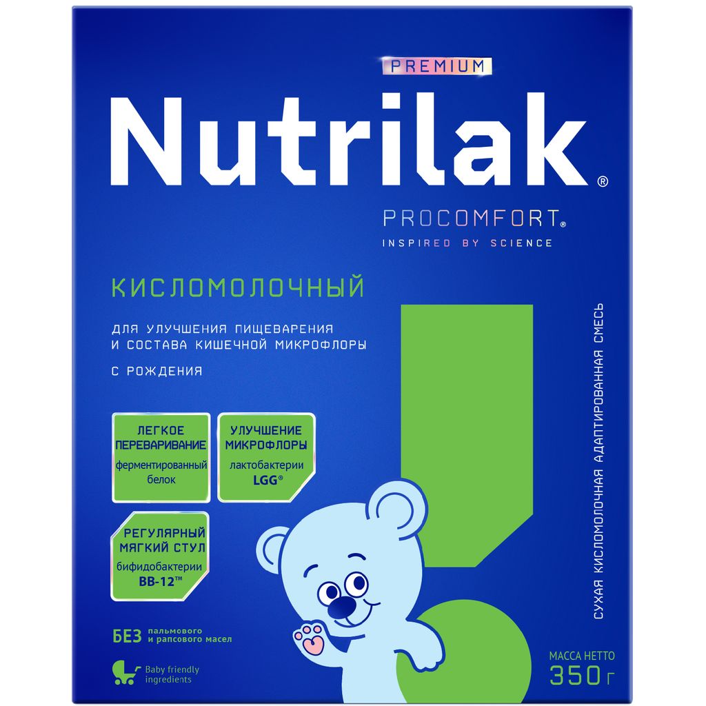 фото упаковки Nutrilak Premium Кисломолочный смесь сухая