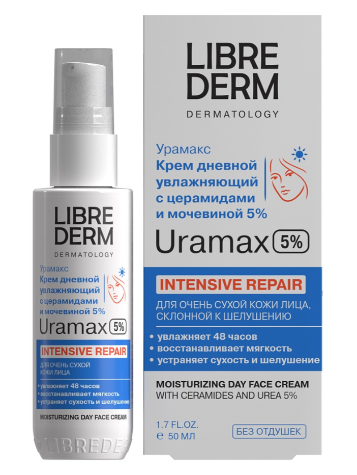 фото упаковки Librederm Uramax Крем для лица увлажняющий дневной