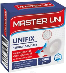 Master Uni Unifix Лейкопластырь тканевая основа