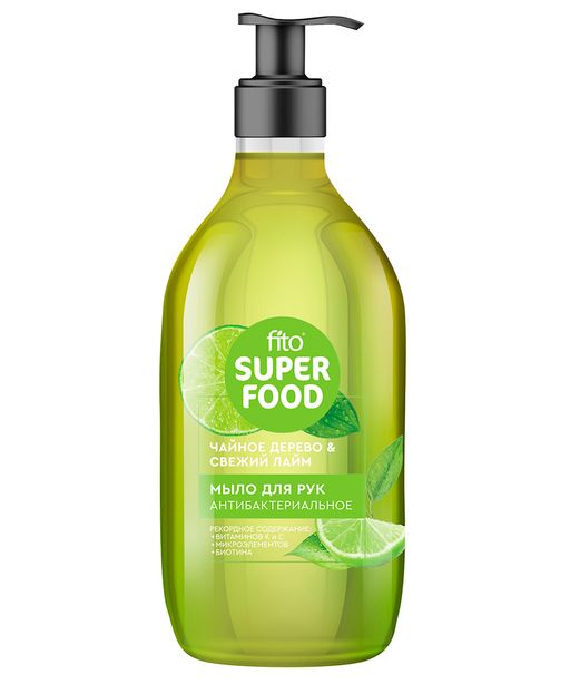 Fito Superfood Мыло для рук Антибактериальное, мыло жидкое, 520 мл, 1 шт.