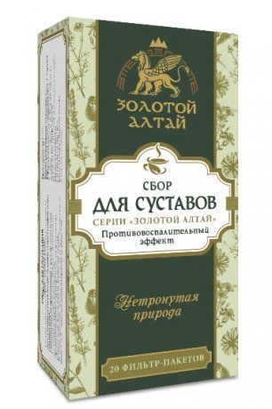 Золотой Алтай Сбор для суставов, фиточай, 1.5 г, 20 шт.