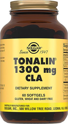 Solgar Тоналин 1300 мг КЛК, 1300 мг, капсулы, 60 шт.