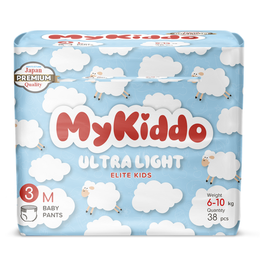 MyKiddo Elite Kids трусики-подгузники детские, M, 6-10 кг, 38 шт.