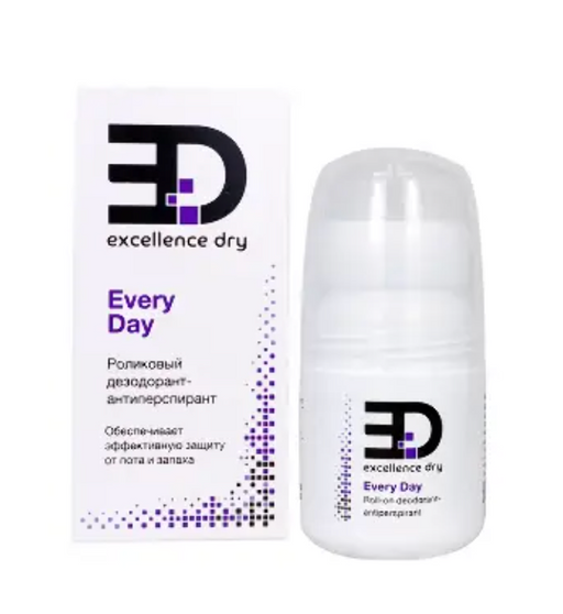 Excellence dry every day roll-on дезодорант-антиперспирант, 50 мл, 1 шт.