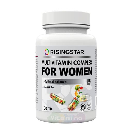 Risingstar Мультивитамины для женщин, таблетки, 60 шт.